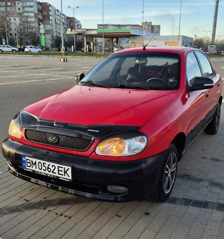 Красный ЗАЗ Ланос, объемом двигателя 1.5 л и пробегом 144 тыс. км за 2500 $, фото 1 на Automoto.ua