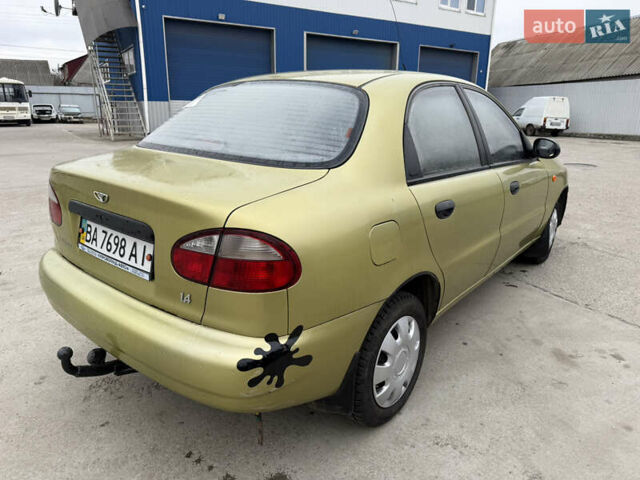 Желтый ЗАЗ Ланос, объемом двигателя 1.4 л и пробегом 153 тыс. км за 2200 $, фото 4 на Automoto.ua