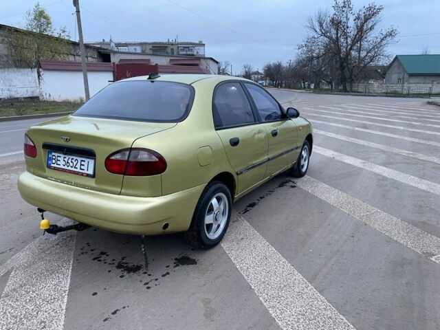 Желтый ЗАЗ Ланос, объемом двигателя 1.4 л и пробегом 210 тыс. км за 1750 $, фото 1 на Automoto.ua