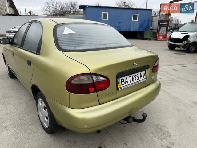 Желтый ЗАЗ Ланос, объемом двигателя 1.4 л и пробегом 153 тыс. км за 2200 $, фото 3 на Automoto.ua