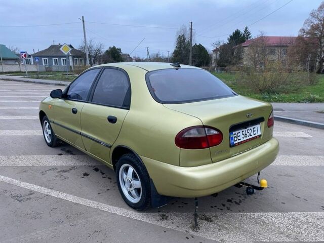 Желтый ЗАЗ Ланос, объемом двигателя 1.4 л и пробегом 210 тыс. км за 1750 $, фото 3 на Automoto.ua