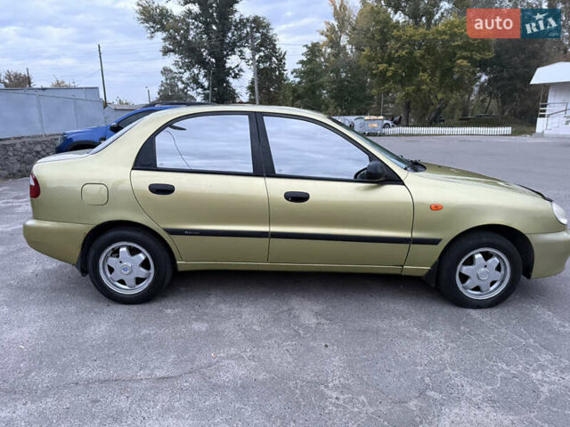 Желтый ЗАЗ Ланос, объемом двигателя 1.39 л и пробегом 126 тыс. км за 2100 $, фото 3 на Automoto.ua
