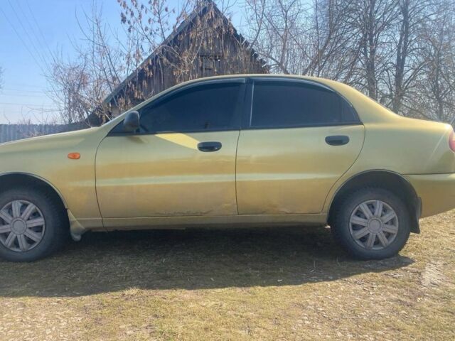 Жовтий ЗАЗ Ланос, об'ємом двигуна 0 л та пробігом 183 тис. км за 1800 $, фото 3 на Automoto.ua