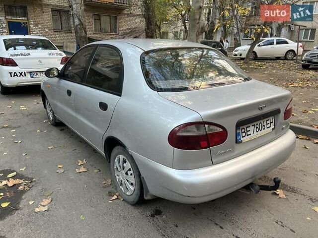 Сірий ЗАЗ Ланос, об'ємом двигуна 1.39 л та пробігом 130 тис. км за 2300 $, фото 3 на Automoto.ua
