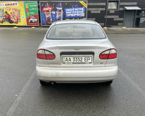 Сірий ЗАЗ Ланос, об'ємом двигуна 1.4 л та пробігом 105 тис. км за 1600 $, фото 5 на Automoto.ua