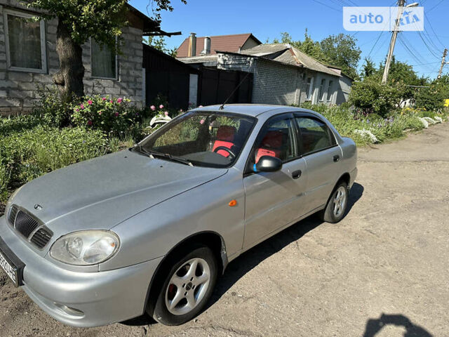 Сірий ЗАЗ Ланос, об'ємом двигуна 1.39 л та пробігом 100 тис. км за 1200 $, фото 1 на Automoto.ua