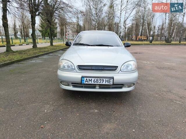 Сірий ЗАЗ Ланос, об'ємом двигуна 1.5 л та пробігом 194 тис. км за 2799 $, фото 1 на Automoto.ua