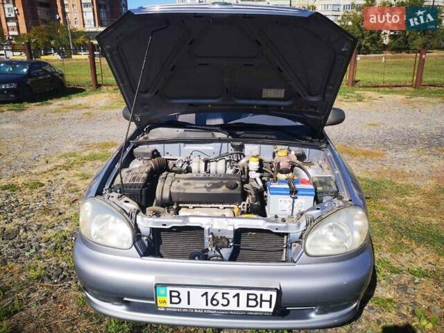 Сірий ЗАЗ Ланос, об'ємом двигуна 1.6 л та пробігом 69 тис. км за 3800 $, фото 3 на Automoto.ua