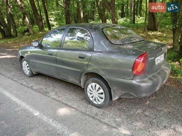 Сірий ЗАЗ Ланос, об'ємом двигуна 1.5 л та пробігом 260 тис. км за 2000 $, фото 3 на Automoto.ua