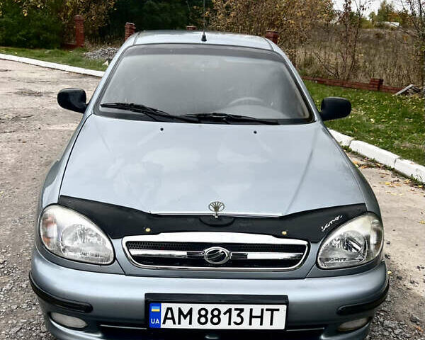 Сірий ЗАЗ Ланос, об'ємом двигуна 1.5 л та пробігом 142 тис. км за 2800 $, фото 1 на Automoto.ua