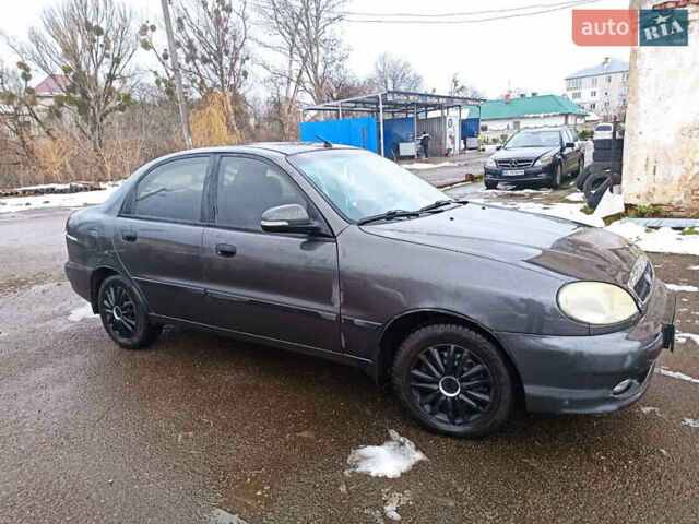 Сірий ЗАЗ Ланос, об'ємом двигуна 1.5 л та пробігом 117 тис. км за 3300 $, фото 1 на Automoto.ua
