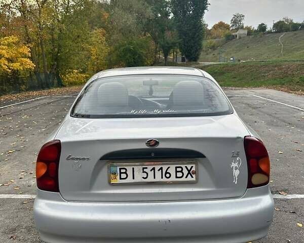 Серый ЗАЗ Ланос, объемом двигателя 1.5 л и пробегом 200 тыс. км за 2800 $, фото 1 на Automoto.ua