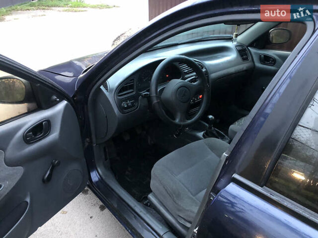 Синий ЗАЗ Ланос, объемом двигателя 1.3 л и пробегом 200 тыс. км за 1599 $, фото 4 на Automoto.ua