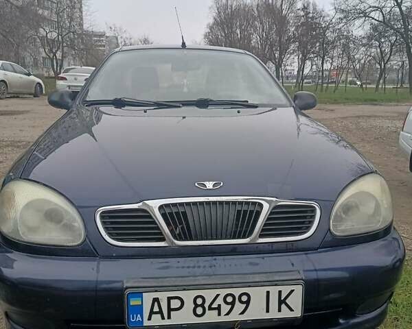 Синий ЗАЗ Ланос, объемом двигателя 1.3 л и пробегом 153 тыс. км за 2000 $, фото 1 на Automoto.ua