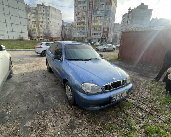 Синий ЗАЗ Ланос, объемом двигателя 1.39 л и пробегом 370 тыс. км за 1200 $, фото 6 на Automoto.ua