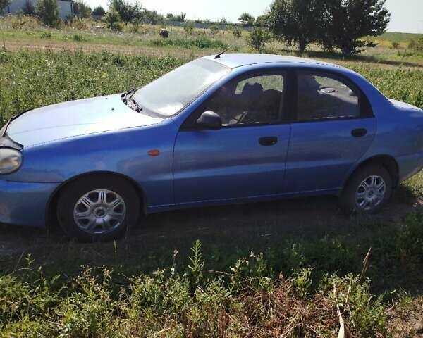 Синій ЗАЗ Ланос, об'ємом двигуна 1.39 л та пробігом 180 тис. км за 2150 $, фото 2 на Automoto.ua