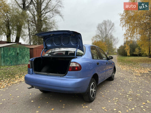 Синий ЗАЗ Ланос, объемом двигателя 1.4 л и пробегом 225 тыс. км за 2100 $, фото 11 на Automoto.ua