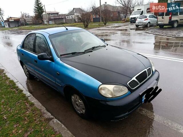 Синий ЗАЗ Ланос, объемом двигателя 1.4 л и пробегом 180 тыс. км за 1600 $, фото 3 на Automoto.ua