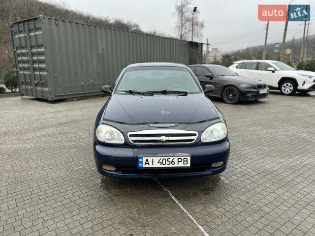 Синий ЗАЗ Ланос, объемом двигателя 1.5 л и пробегом 160 тыс. км за 2800 $, фото 1 на Automoto.ua