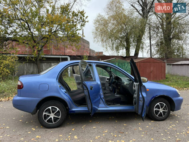 Синій ЗАЗ Ланос, об'ємом двигуна 1.4 л та пробігом 225 тис. км за 2000 $, фото 11 на Automoto.ua