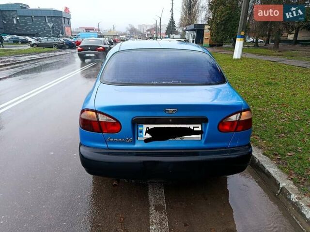 Синий ЗАЗ Ланос, объемом двигателя 1.4 л и пробегом 180 тыс. км за 1600 $, фото 4 на Automoto.ua