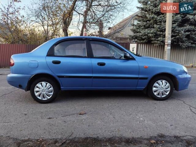 Синий ЗАЗ Ланос, объемом двигателя 1.5 л и пробегом 193 тыс. км за 1950 $, фото 3 на Automoto.ua