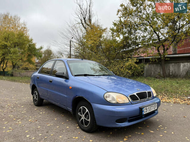 Синий ЗАЗ Ланос, объемом двигателя 1.4 л и пробегом 225 тыс. км за 2100 $, фото 2 на Automoto.ua