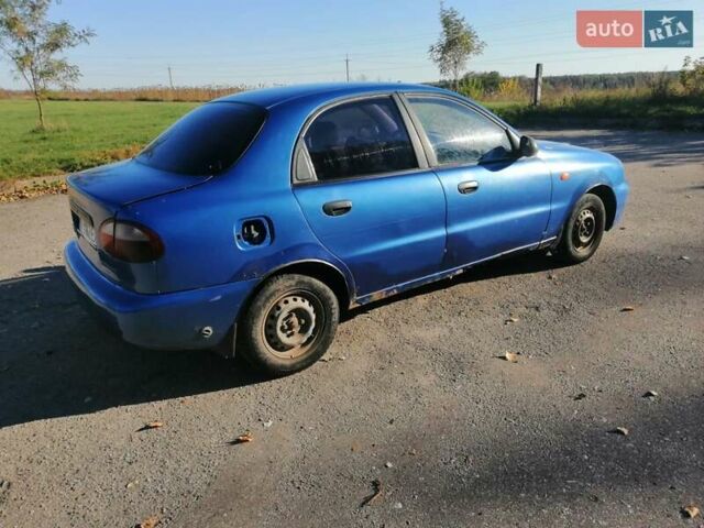 Синий ЗАЗ Ланос, объемом двигателя 1.5 л и пробегом 319 тыс. км за 1650 $, фото 3 на Automoto.ua