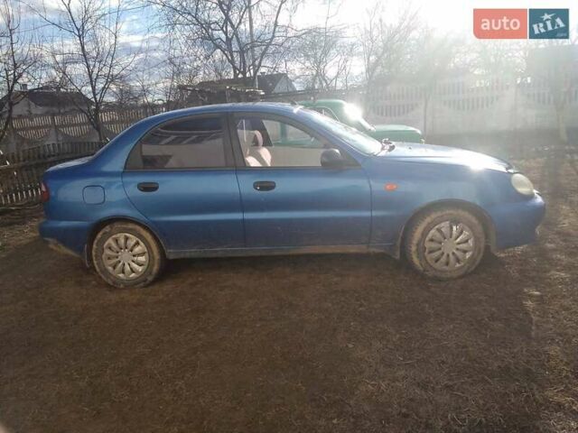 Синій ЗАЗ Ланос, об'ємом двигуна 1.4 л та пробігом 160 тис. км за 2350 $, фото 2 на Automoto.ua