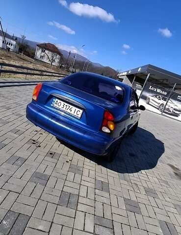 ЗАЗ Ланос 2008 в Ужгороде на Automoto.ua Синий ЗАЗ Ланос, объемом двигателя 1.5 л и пробегом 285 тыс. км за 1300 $, фото 4 на Automoto.ua