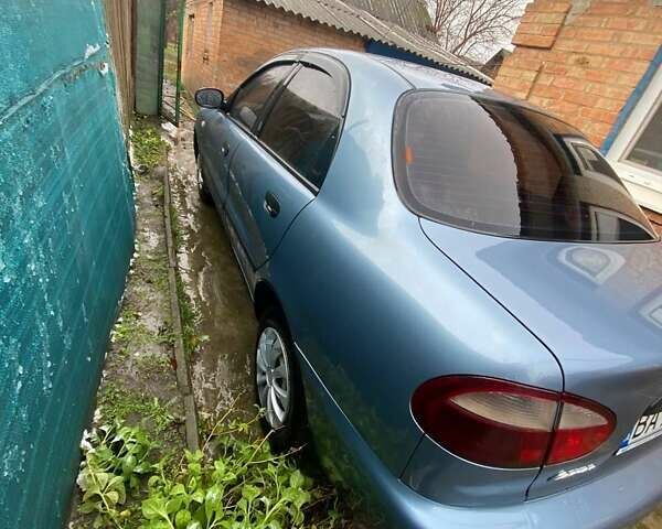 Синій ЗАЗ Ланос, об'ємом двигуна 1.4 л та пробігом 75 тис. км за 2300 $, фото 1 на Automoto.ua