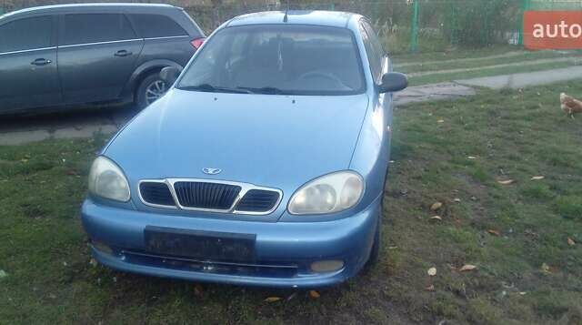 Синий ЗАЗ Ланос, объемом двигателя 1.39 л и пробегом 190 тыс. км за 2100 $, фото 1 на Automoto.ua