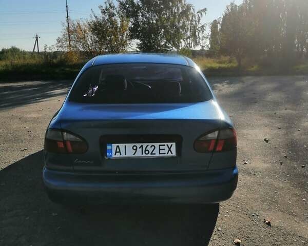 Синий ЗАЗ Ланос, объемом двигателя 1.5 л и пробегом 319 тыс. км за 1650 $, фото 2 на Automoto.ua
