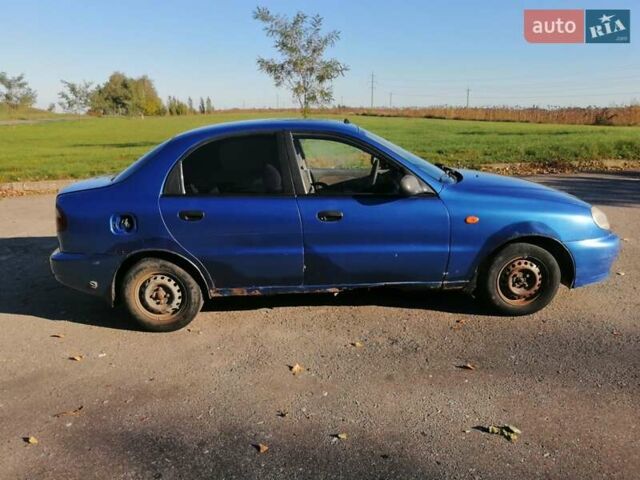 Синий ЗАЗ Ланос, объемом двигателя 1.5 л и пробегом 319 тыс. км за 1650 $, фото 4 на Automoto.ua