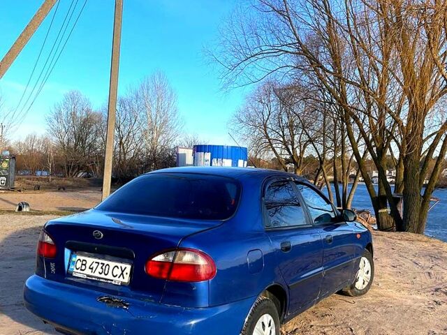 Синий ЗАЗ Ланос, объемом двигателя 1.4 л и пробегом 219 тыс. км за 1700 $, фото 2 на Automoto.ua