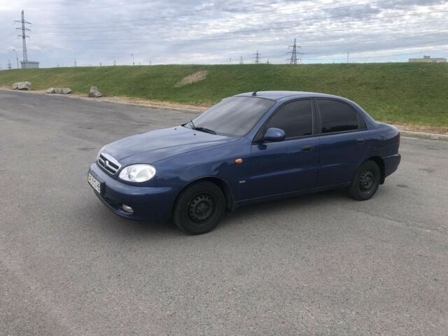 Синий ЗАЗ Ланос, объемом двигателя 1.6 л и пробегом 63 тыс. км за 4200 $, фото 1 на Automoto.ua