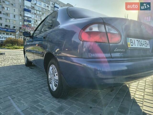 Синий ЗАЗ Ланос, объемом двигателя 1.35 л и пробегом 83 тыс. км за 2999 $, фото 6 на Automoto.ua