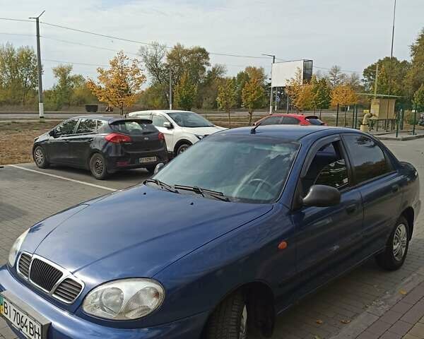 Синий ЗАЗ Ланос, объемом двигателя 1.35 л и пробегом 82 тыс. км за 2999 $, фото 5 на Automoto.ua