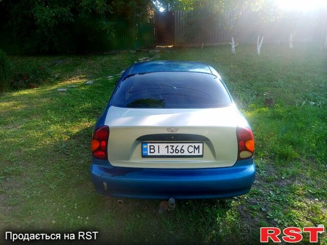 Синий ЗАЗ Ланос, объемом двигателя 1.3 л и пробегом 250 тыс. км за 1200 $, фото 4 на Automoto.ua