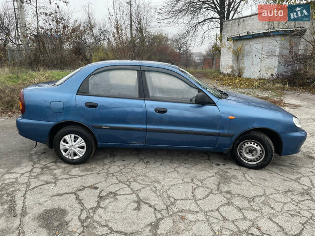 Синий ЗАЗ Ланос, объемом двигателя 1.5 л и пробегом 115 тыс. км за 2300 $, фото 3 на Automoto.ua
