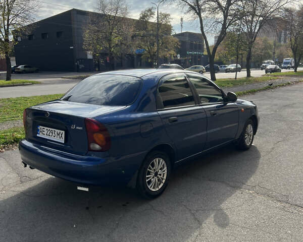Синий ЗАЗ Ланос, объемом двигателя 1.5 л и пробегом 135 тыс. км за 3000 $, фото 2 на Automoto.ua