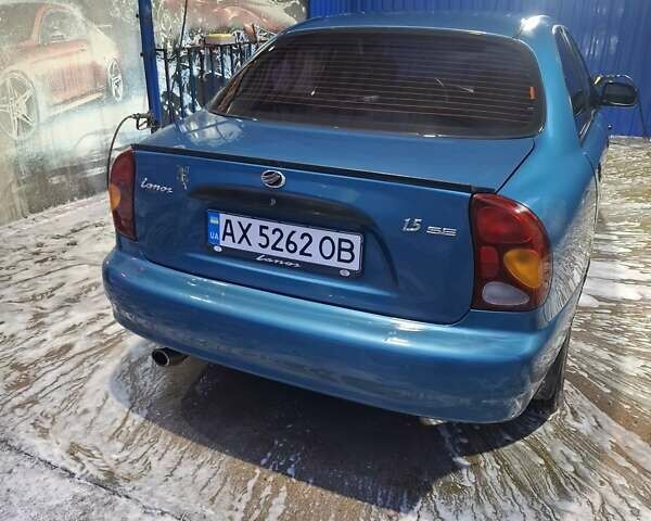Синий ЗАЗ Ланос, объемом двигателя 1.5 л и пробегом 137 тыс. км за 3000 $, фото 3 на Automoto.ua