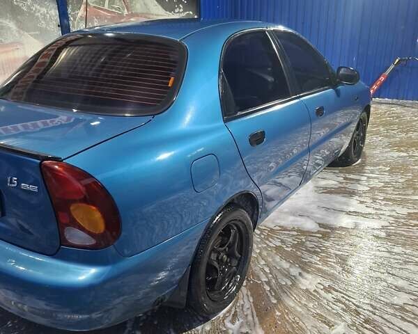 Синий ЗАЗ Ланос, объемом двигателя 1.5 л и пробегом 137 тыс. км за 3000 $, фото 2 на Automoto.ua