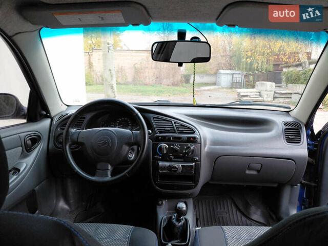 Синий ЗАЗ Ланос, объемом двигателя 1.5 л и пробегом 146 тыс. км за 2650 $, фото 15 на Automoto.ua