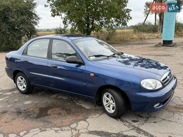 Синий ЗАЗ Ланос, объемом двигателя 1.5 л и пробегом 77 тыс. км за 3750 $, фото 7 на Automoto.ua