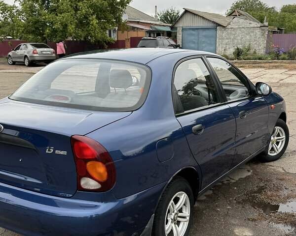 Синий ЗАЗ Ланос, объемом двигателя 1.5 л и пробегом 77 тыс. км за 3750 $, фото 6 на Automoto.ua