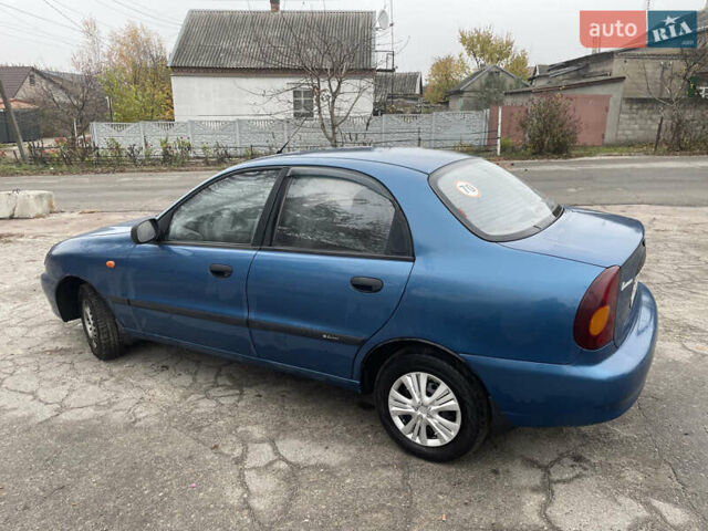 Синий ЗАЗ Ланос, объемом двигателя 1.5 л и пробегом 115 тыс. км за 2300 $, фото 1 на Automoto.ua