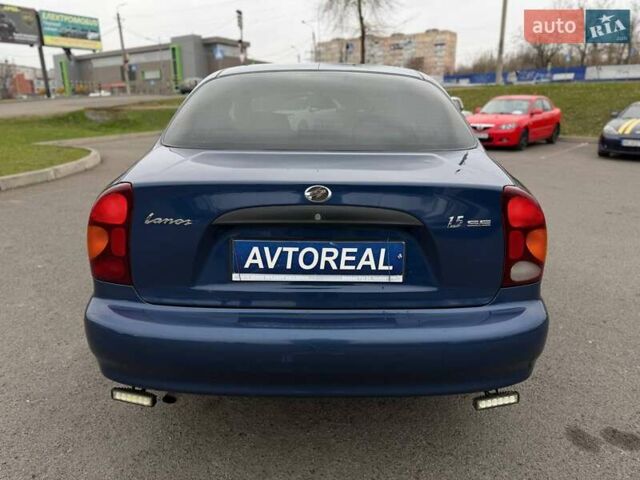 Синий ЗАЗ Ланос, объемом двигателя 1.5 л и пробегом 136 тыс. км за 3200 $, фото 24 на Automoto.ua