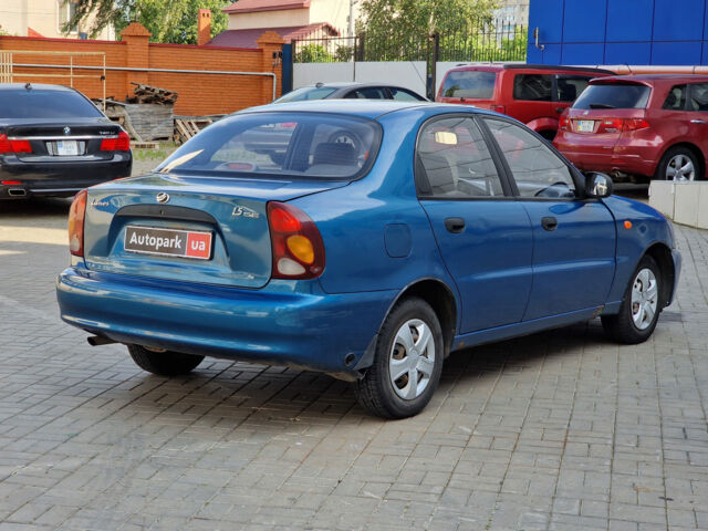 Синий ЗАЗ Ланос, объемом двигателя 1.5 л и пробегом 178 тыс. км за 3990 $, фото 6 на Automoto.ua