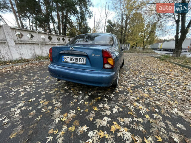 Синій ЗАЗ Ланос, об'ємом двигуна 1.5 л та пробігом 191 тис. км за 2799 $, фото 4 на Automoto.ua